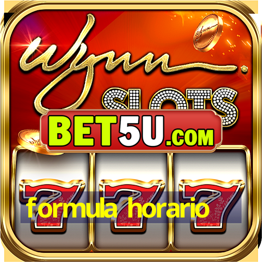 formula horario